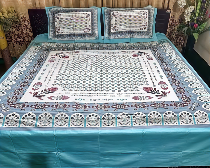 Printed Luxury Panel Bedsheet